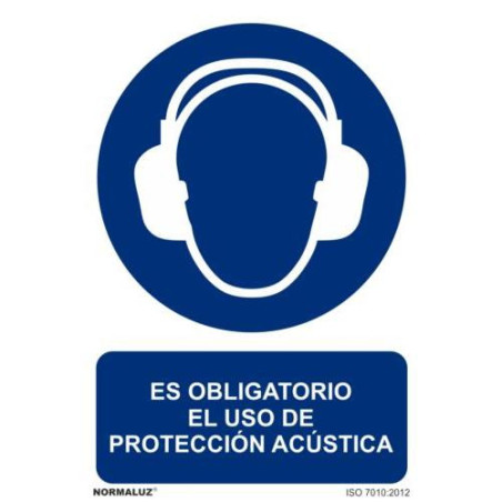 SEÑAL USO OBLIGATORIO PROTECCION ACUSTICA