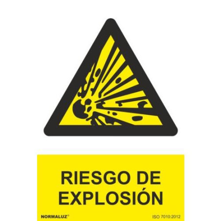 SEÑAL RIESGO EXPLOSION