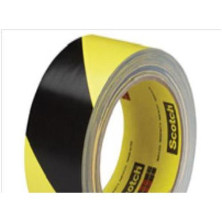 CINTA VINILO FRANJA SEGURIDAD NEGRO AMARILLO 766 CINTA VINILO FRANJA SEGURIDAD NEGRO AMARILLO 766