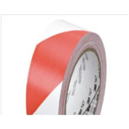 CINTA VINILO FRANJAS SEGURIDAD ROJO BLANCO 767 CINTA VINILO FRANJAS SEGURIDAD ROJO BLANCO 767