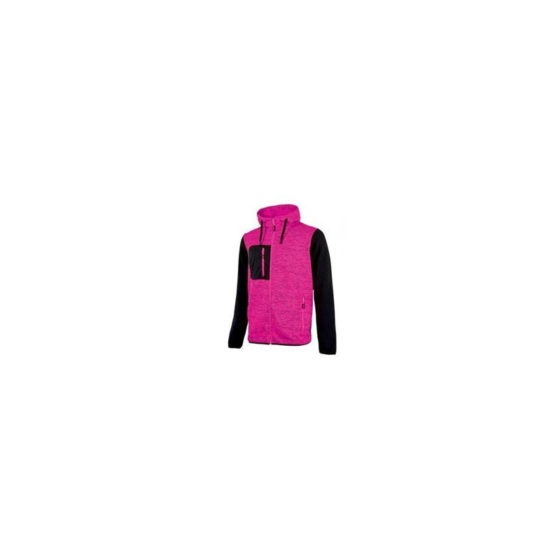 SUDADERA MUJER RAINBOW BLACK/FUCSIA EY174BF T.L