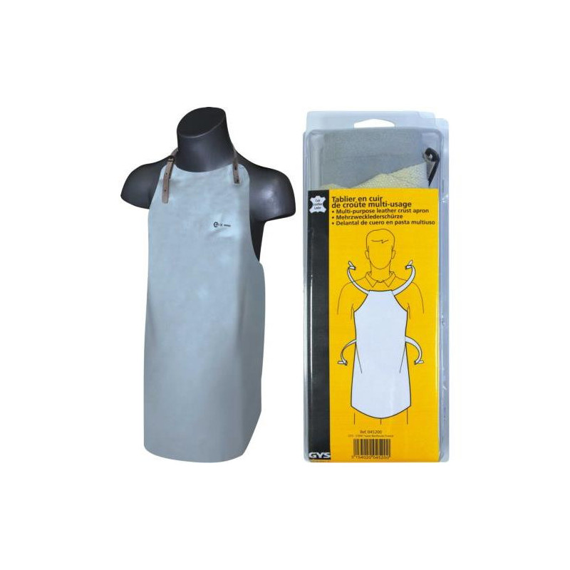 DELANTAL MULTIUSOS CUERO GRIS PARA SOLDADOR DELANTAL MULTIUSOS CUERO GRIS PARA SOLDADOR